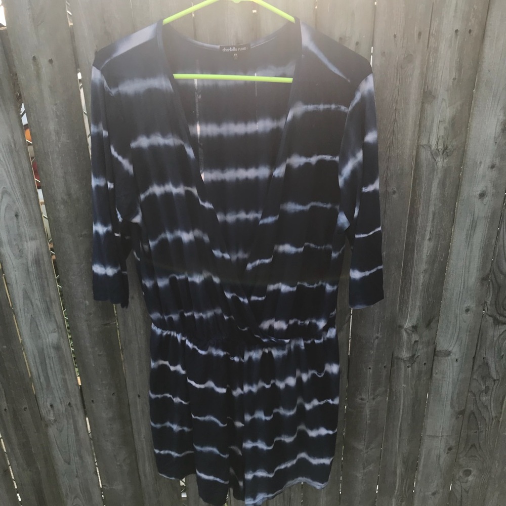 Opened front romper